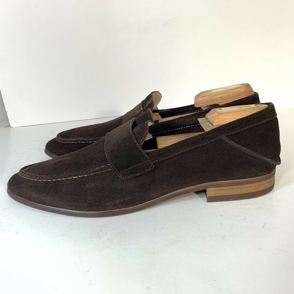 NWOB Sam Edelman Ethan Suede Brown Loafers Size 10 - Picture 3 of 7